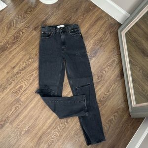 Abercrombie 90s straight ultra high rise jeans
